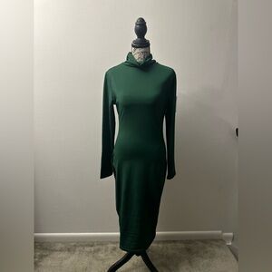 Bodycon Green Long Sleeve Dress